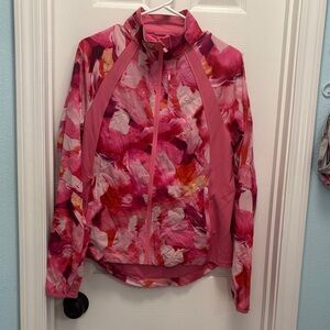 Women's Athleta pink running jacket